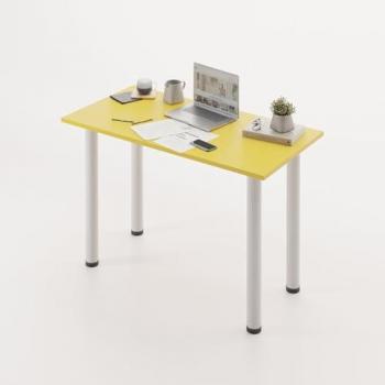 Mesa Escritorio Oyun de Mango con Patas Blancas (119x60x75 cm) - Plykit