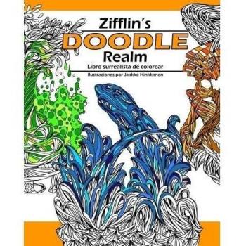 Doodle Realm: Libro surrealista de colorear