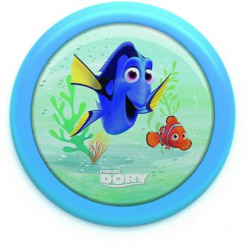 Philips Disney Dory - Luz nocturna bombilla LED de 0.3 W, luz blanca cálida, color azul claro