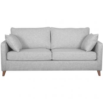 Sofá convertible nórdico 3 plazas gris claro Miliboo
