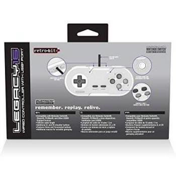 Controlador USB RetroBit Legacy 16 - Gris