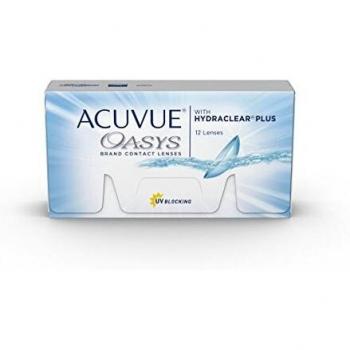 ACUVUE® OASYS with HYDRACLEAR® PLUS - Reemplazo Quincenal - protección UV - 12 lentes