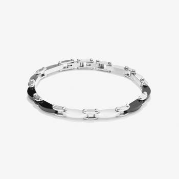 Pulsera Radiant de acero negro Ceramic RH000006 para hombre