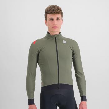 Chaqueta Sportful Fiandre Pro Verde Grisáceo para Hombre - Talla L