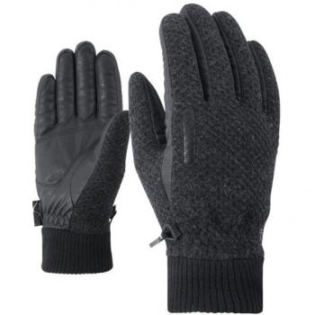 Guantes de Alpinismo Ziener Iruk AW Multideporte Hombre Talla 7,5 Color Gris Oscuro