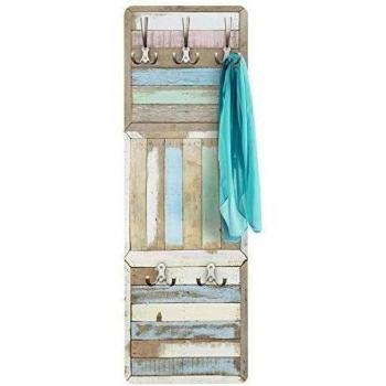 Perchero - Rustic Timber - natura 139x46x2cm, percheros, perchero de pared, perchero pared, percheros pared, percheros modernos, Tamaño: 139cm x 46cm