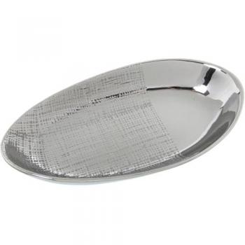 Centro de Mesa Plateado Alexandra House Living 36 x 20 x 6 cm