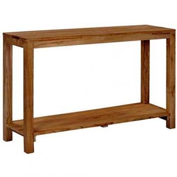 SengentoStyle Wandtafel 120x35x75 cm massief teakhout
