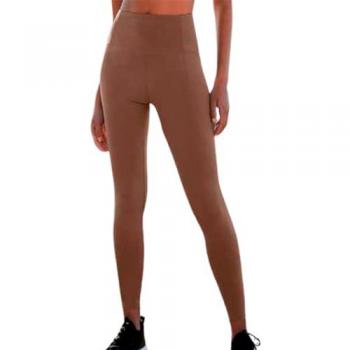 Leggings Deportivos Largos Cintura Alta Marrón Ysabel Mora