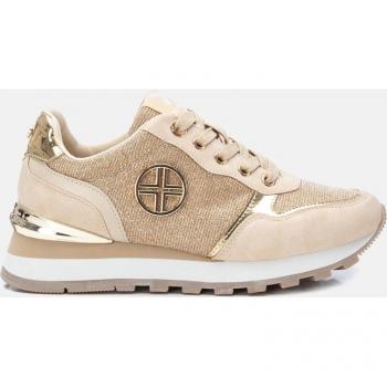 Zapatilla de mujer Xti 142374 beige con cordón