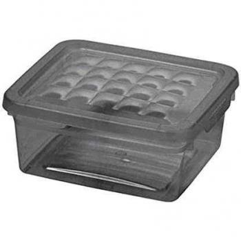 Curver - Caja para Textil y Complementos 1,8L. - Con Tapa - Color Cristal