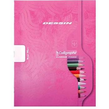 Cuaderno de Dibujo 17x22 cm - 90g - 16 Páginas Blancas - Cubierta Cartón Reciclado Color Aleatorio