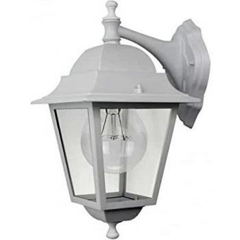 Aplique exterior aluminio Spica 1xE27 blanco
