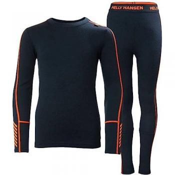 Helly Hansen Junior Lifa Merino Midweight Base Layer Set Navy 140/10