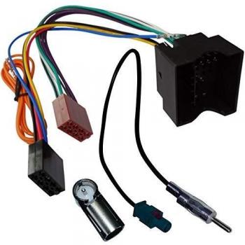 AERZETIX: Adaptador con ISO Cables enchufes para Antena de autoradio C1871C2830C2059