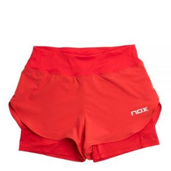 Pantalón Corto Fit Pro Rojo Nox para Mujer