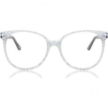 Gafas Recetadas Cuadrado Montuta Completa Plástico Blancas para Mujer - Gafas Anti-Azules - SmartBuy Collection