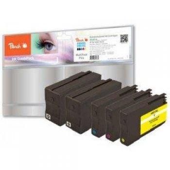 Pack Ahorro de Tintas Peach Compatible HP No. 950XL, 951XL (2xBK, C, M, Y)