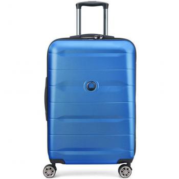 Delsey Paris Comete+ Medium Hard Shell Trolley 67 cm, 64 L Capacity, Light Blue