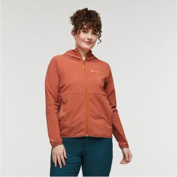 Chaqueta de mujer Cotopaxi Vuelta Performance con capucha, color rosáceo, talla M