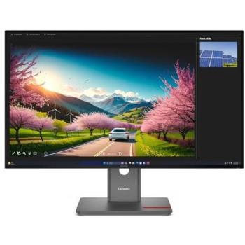 Monitor Lenovo ThinkVision P32UD-40 31.5 4K Ultra HD IPS Ajustable con Conectividad HDMI, DP y Thunderbolt