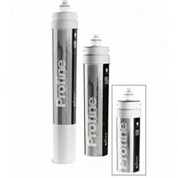 Filtro Profine Silver Small - Filtración Bacteriostática con Carbón Activado, Iones de Plata y Sedimentos 0,5 Micras