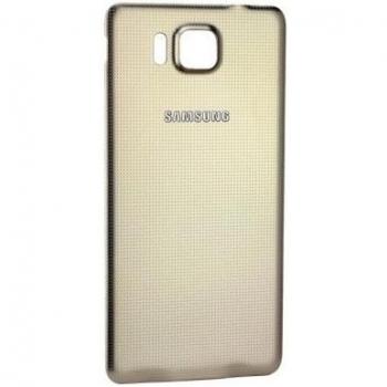 Original samsung tapa dorado samsung g850f galaxy alpha tapa de bateria bateria cubierta parte trasera backcover gh9833688b