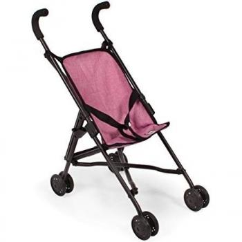 Bayer Chic 2000 Carro para muñecas 601 70 Roma, Vaquero Rosa