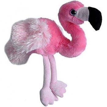 Wild Republic - Hug'ems, Peluche Flamenco, 18 cm