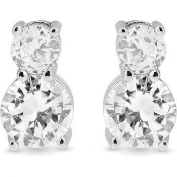 Pendientes Canwyn de Luxenter en plata de ley 925 bañada en rodio con circonita brillante