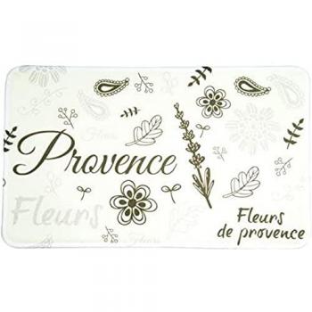 Alfombra de baño de microfibra multicolor 45x75 cm Provence MSV