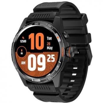 Ticwatch Atlas - Reloj Inteligente Unisex con GPS Integrado, Acero Arenado, 90 Horas de Autonomía y Más de 110 Modos de Entrenamiento