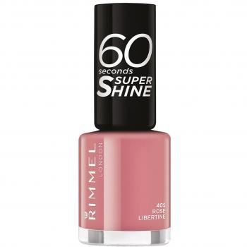 Rimmel 60 Seconds Super Shine Nail Polish - 8 ml, Rose Libertine