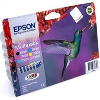 Epson Tinta P50/PX650/PX700/PX800/R360/R560 Ori Multipack C13T080740