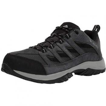 Columbia Crestwood, Zapatillas de Hiking Montañismo, Alpinismo y Trekking Hombre, Shark Grey, 43 EU