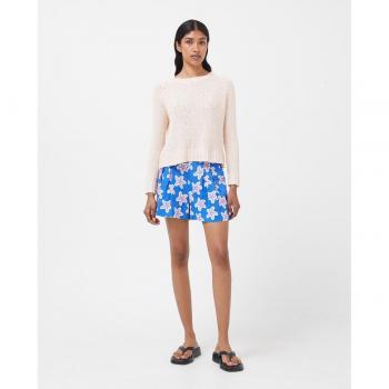 Shorts de mujer con estampado de estrellas y bolsillos