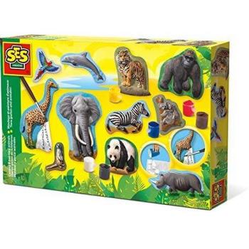 SES Creative Moldear y pintar animales SES, multicolor