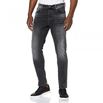 G-Star Raw 3301 Slim Fit Jeans for Men - Antic Charcoal Wash, Size 29W/32L