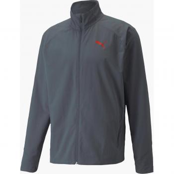 Chaqueta Puma Ultraweave Gris para Hombre, Ideal para Entrenamiento