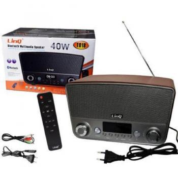 Altavoz Bluetooth Multimedia 40W con Pantalla LCD, Radio FM, Microsd y USB T018