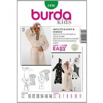 Patrón Nº2496 Burda Carnaval: Fantasma, jeque