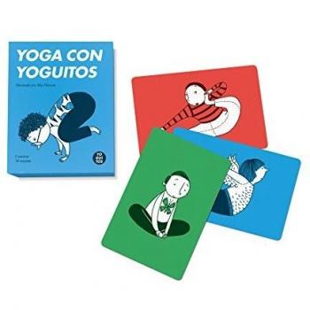 Yoguitos- Juegos de Cartas con Baraja Específica, Multicolor