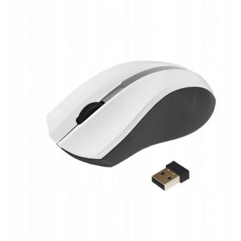 Ratón óptico inalámbrico USB ART AM-97B blanco