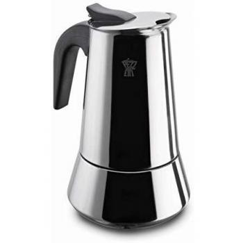 Cafetera Italiana Pezzetti Steelexpress Acero Inoxidable 10 Tazas Inducción