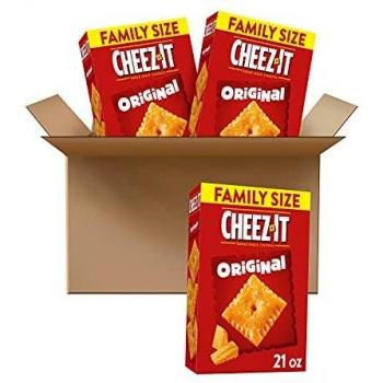 Cheez-It Baked Snack Crackers, Original, 21-Ounce Boxes