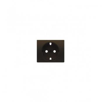 Tapa base de enchufe schucko 2P+TT CHOCOLATE BJC IRIS 18724-CH