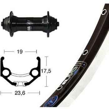 Bike-Parts V-RAD 75 Bicicleta de Paseo, Plata, Size