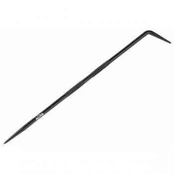 Aguja trazar acero templada 44014 Acha, punta trazar acodada moleteada 19 x 0,4 mm Ø 44-014