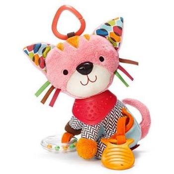 Skip Hop - Muñeco Sonajero/Mordedor Bandana Buddies Kitty multicolor