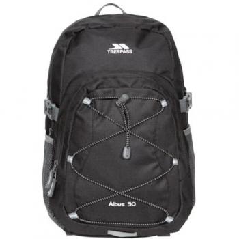 Trespass Albus 30L Multi-Function Adventure Backpack - Black